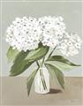 Picture of White Hydranga _GroupedProduct_Rectangle_Portrait_Unframed_Print_Only_