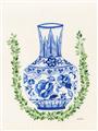 Picture of Blue vase II _GroupedProduct_Rectangle_Portrait_Unframed_Print_Only_