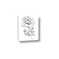 Picture of Flowers and leaves (Foil) _GroupedProduct_Rectangle_Portrait_Canvas_