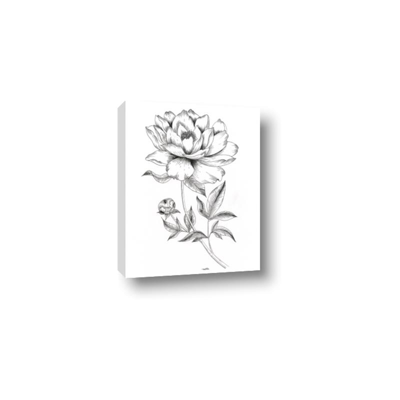 Picture of Flowers and leaves (Foil) _GroupedProduct_Rectangle_Portrait_Canvas_