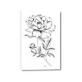 Picture of Flowers and leaves (Foil) _GroupedProduct_Rectangle_Portrait_Canvas_