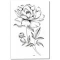 Picture of Flowers and leaves (Foil) _GroupedProduct_Rectangle_Portrait_Canvas_