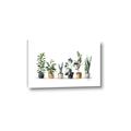 Picture of Pots with plants _GroupedProduct_Rectangle_Landscape_Canvas_