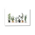 Picture of Pots with plants _GroupedProduct_Rectangle_Landscape_Canvas_