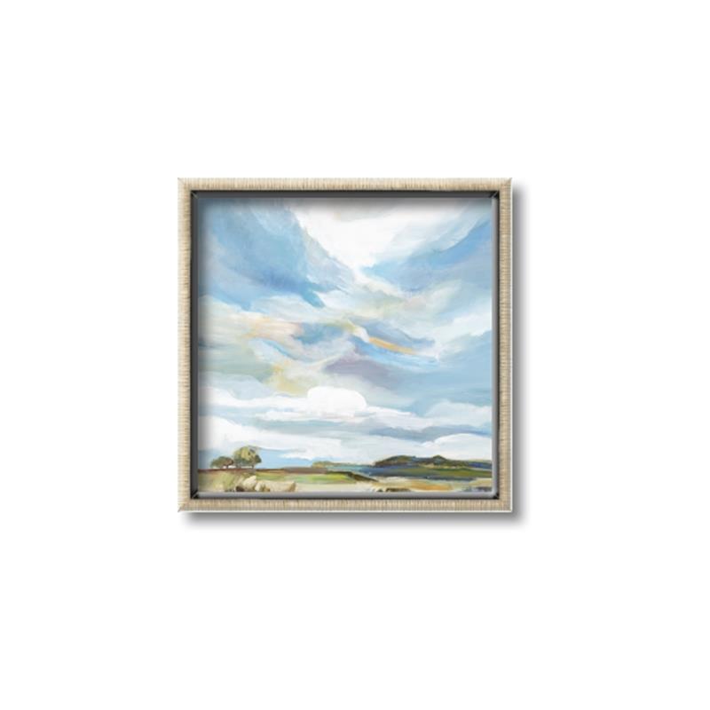 Picture of Cloudy sky landscape _GroupedProduct_Square_Canvas_Framed_