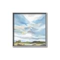 Picture of Cloudy sky landscape _GroupedProduct_Square_Canvas_Framed_