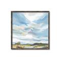 Picture of Cloudy sky landscape _GroupedProduct_Square_Canvas_Framed_