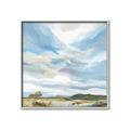Picture of Cloudy sky landscape _GroupedProduct_Square_Canvas_Framed_