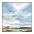 Picture of Cloudy sky landscape _GroupedProduct_Square_Canvas_Framed_