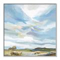 Picture of Cloudy sky landscape _GroupedProduct_Square_Canvas_Framed_
