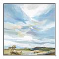 Picture of Cloudy sky landscape _GroupedProduct_Square_Canvas_Framed_