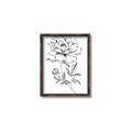 Picture of Flowers and leaves (Foil) _GroupedProduct_Rectangle_Portrait_Canvas_Framed_
