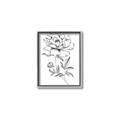 Picture of Flowers and leaves (Foil) _GroupedProduct_Rectangle_Portrait_Canvas_Framed_