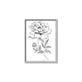 Picture of Flowers and leaves (Foil) _GroupedProduct_Rectangle_Portrait_Canvas_Framed_