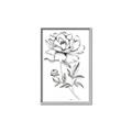 Picture of Flowers and leaves (Foil) _GroupedProduct_Rectangle_Portrait_Canvas_Framed_