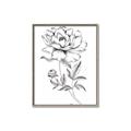 Picture of Flowers and leaves (Foil) _GroupedProduct_Rectangle_Portrait_Canvas_Framed_