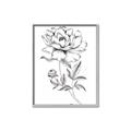 Picture of Flowers and leaves (Foil) _GroupedProduct_Rectangle_Portrait_Canvas_Framed_