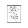 Picture of Flowers and leaves (Foil) _GroupedProduct_Rectangle_Portrait_Canvas_Framed_