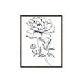 Picture of Flowers and leaves (Foil) _GroupedProduct_Rectangle_Portrait_Canvas_Framed_