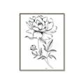 Picture of Flowers and leaves (Foil) _GroupedProduct_Rectangle_Portrait_Canvas_Framed_