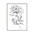 Picture of Flowers and leaves (Foil) _GroupedProduct_Rectangle_Portrait_Canvas_Framed_