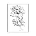 Picture of Flowers and leaves (Foil) _GroupedProduct_Rectangle_Portrait_Canvas_Framed_