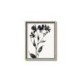 Picture of Black flower II (Ink border black ) _GroupedProduct_Rectangle_Portrait_Canvas_Framed_