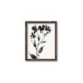 Picture of Black flower II (Ink border black ) _GroupedProduct_Rectangle_Portrait_Canvas_Framed_