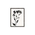 Picture of Black flower II (Ink border black ) _GroupedProduct_Rectangle_Portrait_Canvas_Framed_