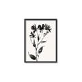 Picture of Black flower II (Ink border black ) _GroupedProduct_Rectangle_Portrait_Canvas_Framed_