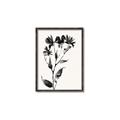 Picture of Black flower II (Ink border black ) _GroupedProduct_Rectangle_Portrait_Canvas_Framed_