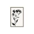 Picture of Black flower II (Ink border black ) _GroupedProduct_Rectangle_Portrait_Canvas_Framed_