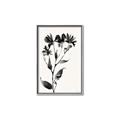 Picture of Black flower II (Ink border black ) _GroupedProduct_Rectangle_Portrait_Canvas_Framed_