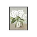 Picture of White Hydranga _GroupedProduct_Rectangle_Portrait_Canvas_Framed_