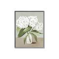 Picture of White Hydranga _GroupedProduct_Rectangle_Portrait_Canvas_Framed_