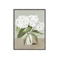 Picture of White Hydranga _GroupedProduct_Rectangle_Portrait_Canvas_Framed_