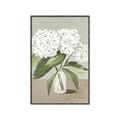Picture of White Hydranga _GroupedProduct_Rectangle_Portrait_Canvas_Framed_