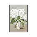 Picture of White Hydranga _GroupedProduct_Rectangle_Portrait_Canvas_Framed_