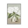 Picture of White Hydranga _GroupedProduct_Rectangle_Portrait_Canvas_Framed_