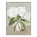 Picture of White Hydranga _GroupedProduct_Rectangle_Portrait_Canvas_Framed_