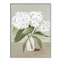 Picture of White Hydranga _GroupedProduct_Rectangle_Portrait_Canvas_Framed_