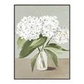 Picture of White Hydranga _GroupedProduct_Rectangle_Portrait_Canvas_Framed_