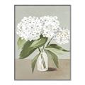 Picture of White Hydranga _GroupedProduct_Rectangle_Portrait_Canvas_Framed_