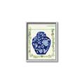 Picture of Blue vase I  _GroupedProduct_Rectangle_Portrait_Canvas_Framed_