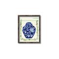Picture of Blue vase I  _GroupedProduct_Rectangle_Portrait_Canvas_Framed_