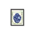 Picture of Blue vase I  _GroupedProduct_Rectangle_Portrait_Canvas_Framed_