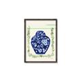 Picture of Blue vase I  _GroupedProduct_Rectangle_Portrait_Canvas_Framed_