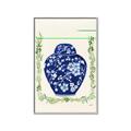 Picture of Blue vase I  _GroupedProduct_Rectangle_Portrait_Canvas_Framed_