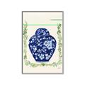 Picture of Blue vase I  _GroupedProduct_Rectangle_Portrait_Canvas_Framed_