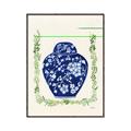 Picture of Blue vase I  _GroupedProduct_Rectangle_Portrait_Canvas_Framed_